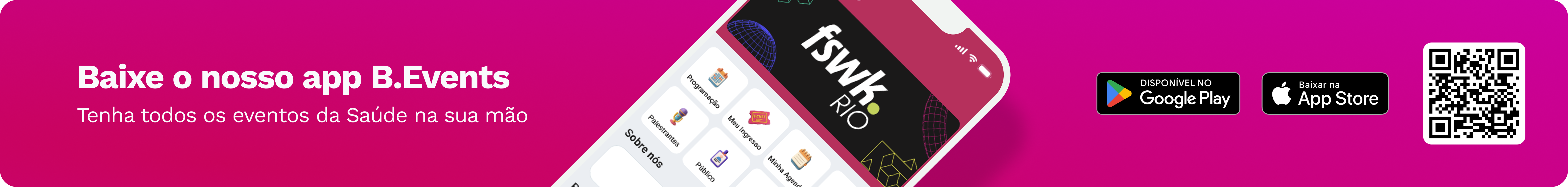 Baixe o nosso app B.Events