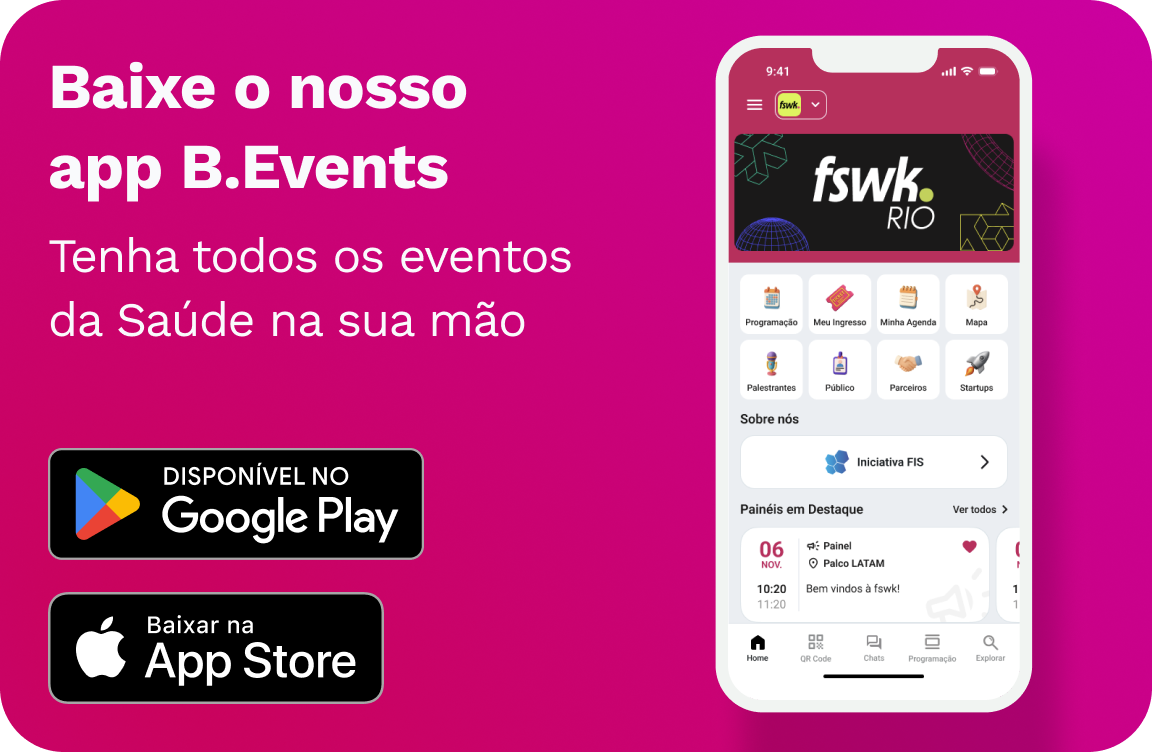 Baixe o nosso app B.Events